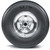Mickey Thompson Drag Race Pro Bracket Radial Tire | P29.5 x 10.5R17 | X5 Medium Compound Cooler Running | Black Sidewall