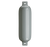 2x Polyform Boat Fender | G-4 Grey Ribbed Cylinder | Twin Eye Design | 6-1/2 Inch x 22 Inch | PVC Material