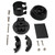 2x Rigid Lighting Driving/Fog Light Mounting Bracket 46594 Driving/Fog Light Mounting Bracket; Clamp-On; Mounts One Light; Black; Single; With Mounting Hardware