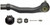 2x Moog Chassis Tie Rod End | Fits Various Acura & Honda Models 1992-2001 | Problem Solver OE Replacement with Greasable Design & Enhanced Strength