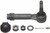 2x Moog Chassis Tie Rod End | Problem Solver, OE Replacement, With Powdered-Metal Gusher Bearing