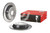 2x Upgrade your braking power with Brembo Brake Rotor for Mercedes-Benz | Solid One Piece Design