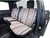 Upgrade Your Ride with Fia Black Saddle Blanket Seat Cover | Warm in Winter, Cool in Summer | Custom Fit for Wrangler Bench with Adjustable Headrests