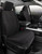 Warm & Cool Black Saddle Blanket Seat Cover | Custom Fit Set of 2 for Trucks, SUVs & Minivans | Hand Washable & Wear-Resistant