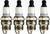 4x High Performance Autolite Spark Plug | Non Resistor, OE Copper | for Outdoor Power Equipment