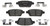 4x Raybestos Brakes R-Line Ceramic Brake Pads | Fit: 2006-2013 Fusion, Zephyr, MKZ, 6, Milan | OEM Quality
