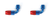 2x USA Made -8AN 90 Degree Hose End | Anodized Red/Blue | Lightweight Aluminum | Full Swivel