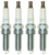 4x NGK DILKR6D11G | Laser Iridium Spark Plug | Trivalent Metal Plating | Superior Performance