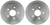 2x Raybestos Brakes R-Line Brake Rotor | OE Replacement for 1999-2004 Jeep Grand Cherokee