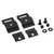 2x ARB Steel Roof Basket Bracket | Mount Anywhere on Dovetail Track | Set of 2 | Powder Coated
