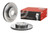 2x Brembo Brake Rotor for Geo Prizm & Toyota Corolla | Eye-Catching Design, Corrosion-Resistant, ECE-R90 Certified