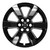 4x Gloss Black Wheel Skins | 20 Inch, Ford F-150 | Snap-On, Transform Appearance