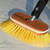 Shurhold 6 Inch Medium Deck Brush | Yellow Polystyrene Bristle | Ideal for Textured Surfaces