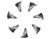 4x Enhance Your Wheel With Carbon Fiber Grid Wheels Spoke Inserts | Fits GD01 Series 18x9 Size Rims