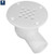 T-H Marine Boat Scupper CSD-92-DP Cockpit Scupper; Fits 1-1/2 Inch Hose; High Strength UV Stable Polymer; White; Single