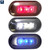 Super Bright Red LED Boat Deck Light | Oblong Design | Surface Mount | Stainless Steel Bezel