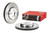 2x Brembo One Piece Brake Rotor 2009-2017 BMW Vented 374mm | High Carbon Cast Iron | ECE-R90 Certified