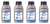 4x Liqui Moly Brake Fluid 20158 Single; 250 Milliliter Bottle; DOT 5.1
