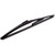 2x Enhance Rear Visibility with ANCO 12 Inch Rear Blade Wiper | Single Blade Universal Fit Black