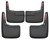 Husky Liner Mud Flaps | Custom Fit, Set of 4, Contoured Design, Black Thermoplastic, Easy Install | Ultimate Tire Protection