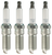 4x NGK Spark Plugs Spark Plug 91418 Laser Iridium Spark Plug; ILTR5E11; OE Replacement; Single