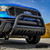 2x Ultimate Protection 2019-2023 Ford Ranger Bull Bar | Black 3 Inch Diameter | With Textured Skid Plate, Light Tabs