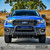 2x Ultimate Protection 2019-2023 Ford Ranger Bull Bar | Black 3 Inch Diameter | With Textured Skid Plate, Light Tabs