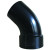 12x Valterra 45 Degree Street Fitting | Durable 3 Inch Spigot | Drain/Waste/Ventilation