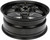 4x Dorman Single 17x7 Wheel | Black Painted Steel, TPMS Compatible, Lifetime Warranty