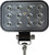 2x Peterson Mfg. Rectangular Pedestal Mount LED Work Light | 1000 Lumens, Low AMP Draw, Long Life