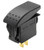 Heavy Duty 12V 20A Marine Rocker Switch | Non-Lighted with Safety Cover | Mom.On/Off | SPST | Polycarbonate