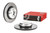 2x High Performance Brembo Brake Rotor | Fits 2010-2014 BMW X5,X6 | Vented Design, High Carbon Cast Iron