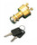 Universal Ignition Switch | Off-Ignition-Start Function | Stamped Brass | Long Shaft