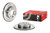 2x Upgrade Your Honda Brake System with Brembo Brake Rotor | Vented Design, Eye-Catching Finish, 4x100 mm Bolt Pattern