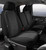 2x Highly Durable | FIA Seat Cover for Ford F-Series 40/20/40 Bench | Charcoal/Black | Form-Fit Design