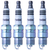 4x NGK Iridium IX UR4IX Spark Plug | High Performance OE Replacement | Superior Durability & Ignitability