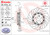 2x Brembo Vented Cross Drilled Brake Rotor | Premium High Carbon Cast Iron Design