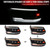 Sleek Dual Projector Headlights | Enhance Visibility | Set of 2 | Clear Lens | Matte Black Housing