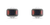 2x Rugged Mini Bar Red Flasher LED Light | 210 Series | IP67/IP69k Rated