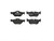 4x Upgrade Your BMW Braking Performance | Brembo Brake Pads Set Of 4, Low-Metallic