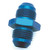 USA-Made -16AN Straight Flare Union | Lightweight Aluminum - Leak Proof - Blue - Reusable