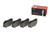 4x Brembo Brake Pads | Low-Metallic Set Of 4 for 2001-2002 Mercedes-Benz S500