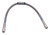 2x Russell Automotive Brake Line 656050 Competition; Braided Stainless Steel; -3 AN Hose/Straight Fittings On Both Ends; 21 Inch Length; Single