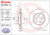 2x Best Brake Rotor for Honda Odyssey | Brembo Single Piece Vented Design | Cast Iron Construction