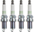 4x NGK Spark Plugs for Dodge, Chrysler, Jeep | G-Power Spark Plug ZFR5FGP-8E | Trapezoid Cut Ground Electrode, Anti-Corrosion, Copper Core