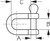Sea Dog Boat Anchor Shackle | 316 Stainless Steel | Made in USA | Straight Sides With U-Shape Rounded Bottom | Single