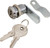USA Made Zinc Lock Cylinder | Fits Baggage Compartments | 2 Keys Included