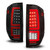 ANZO USA LED Tail Light Assembly | Black Housing | Clear Lens | Red Brake/Signal/Running and White Reverse Lights | Set of 2