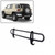 Steel Rear Bumper Guard | Double Tube Design | Black Powder Coated | Sturdy Construction