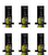 6x Rain-X Glass Cleaner | Anti-Fog Formula | Enhances Visibility | 12oz Bottle
